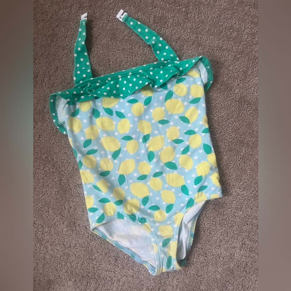 Mini Boden lemon swimsuit